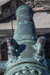 Stout, Oxidized Bronze Cannon with Two Handles