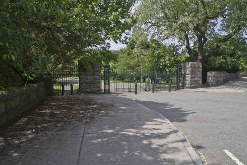 Street at The Arnold Arboretum of Harvard University