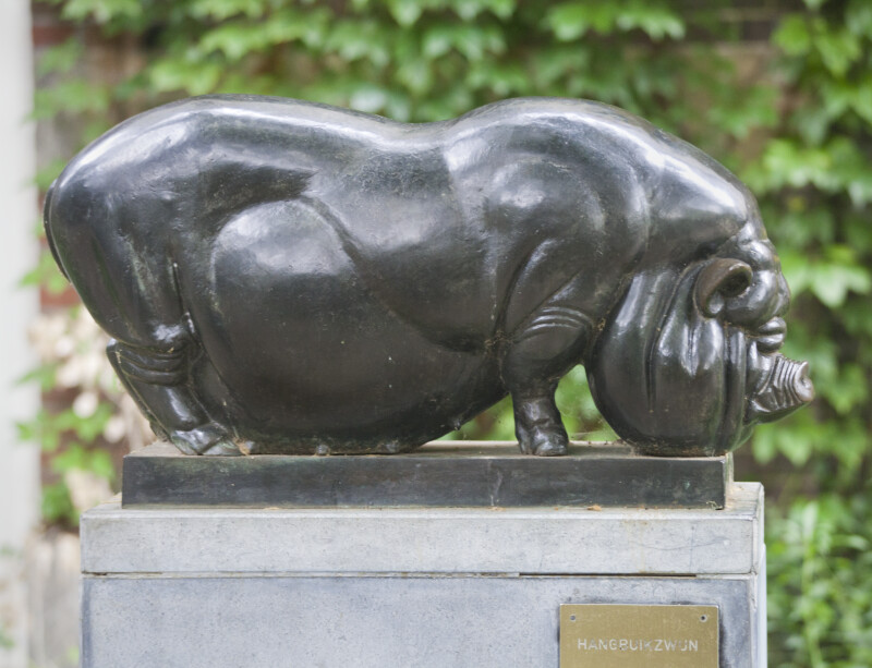 Suidae Family Animal Sculpture at the Artis Royal Zoo