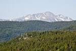 Summer Snow Caps the Rocky Mountains