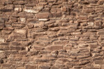 Texture of The Sandstone Bricks at The Quarai Ruins