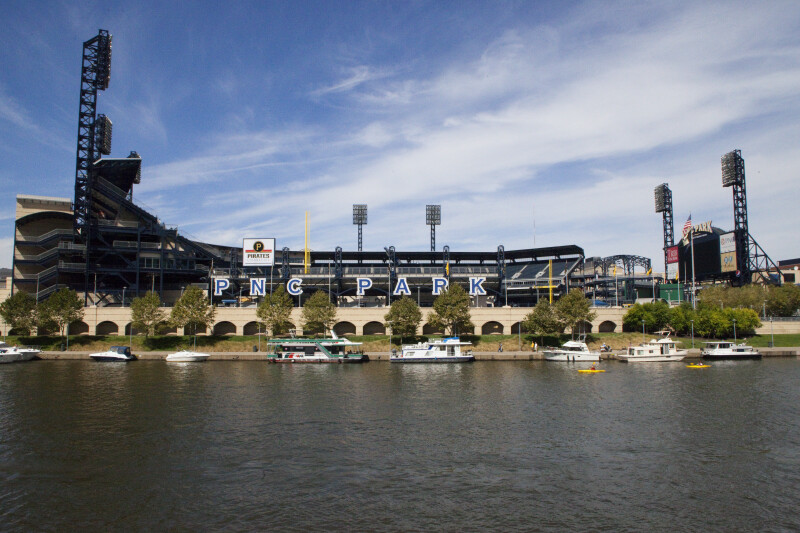 The Allegheny River and PNC Park
