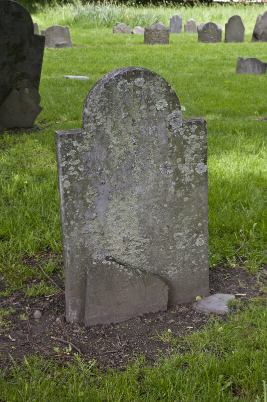 The Back of a Shouldered Tablet Headstone