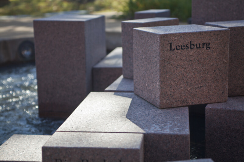 The Block Representing the Battle of Leesburg