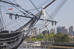 The Bowsprit of the USS Constitution