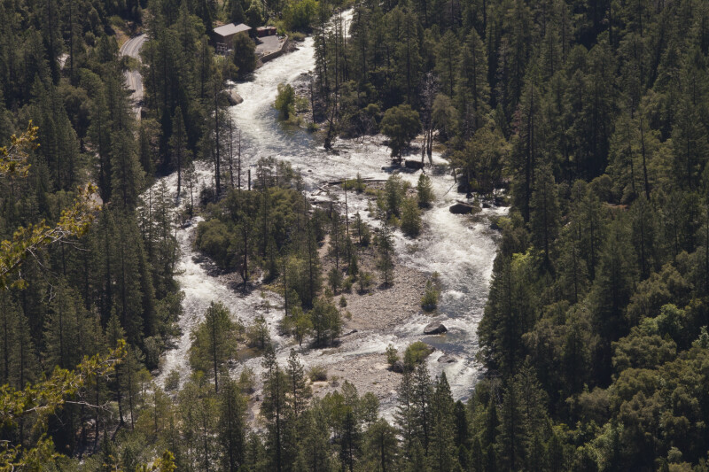 The Braided Channel of the Merced River
