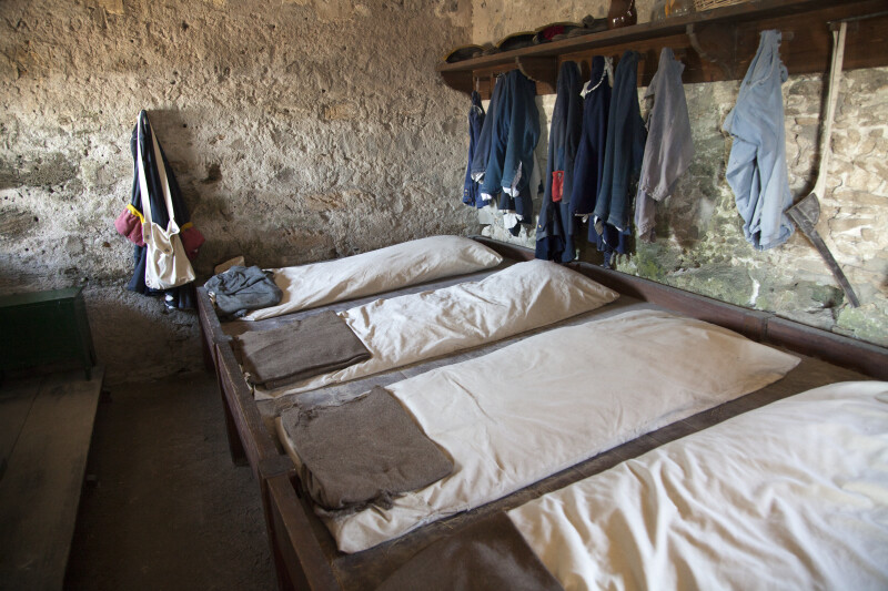 The Bunks Inside the Watchtower at Fort Matanzas