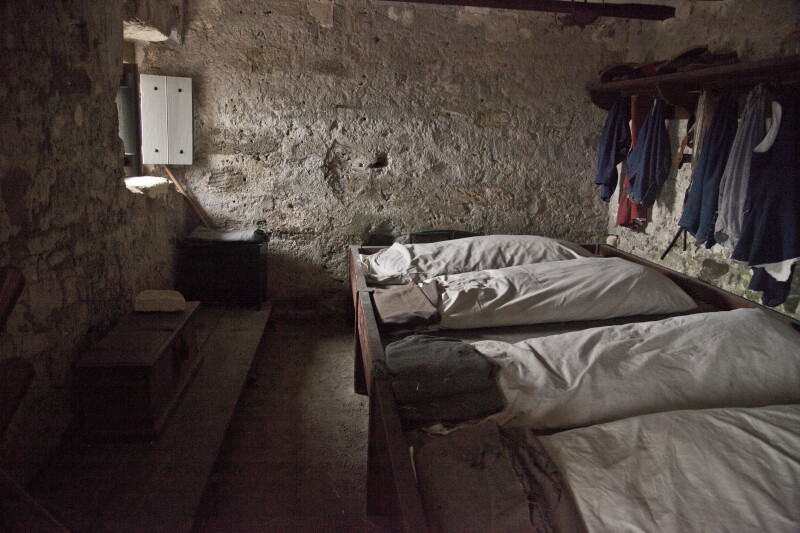 The Bunks inside the Watchtower