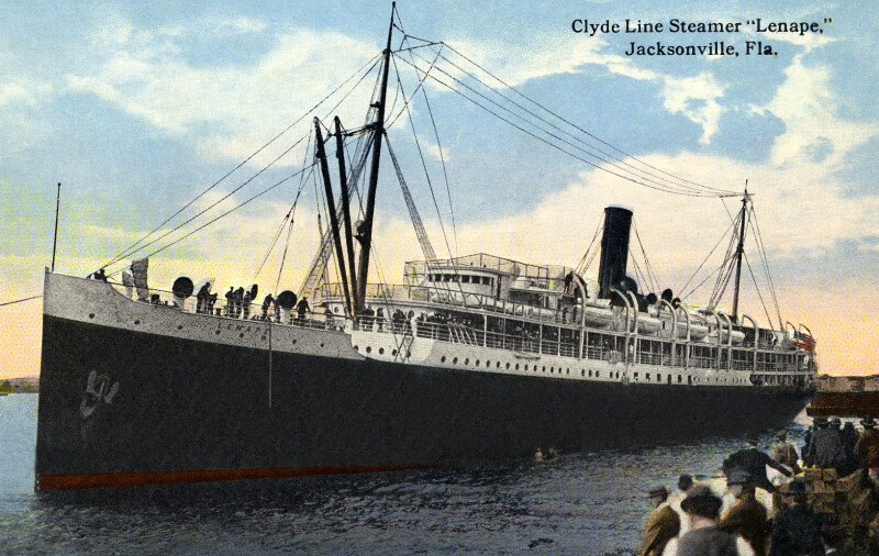 The Clyde Line Steamer, "Lenape"