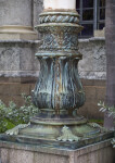 The Decorative Metal Base of a Column