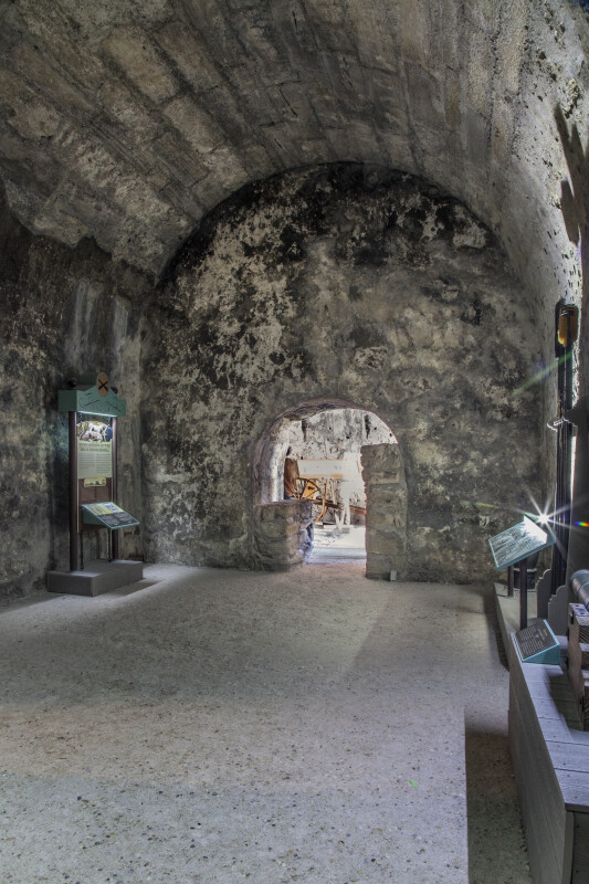 The Dungeon of Castillo de San Marcos