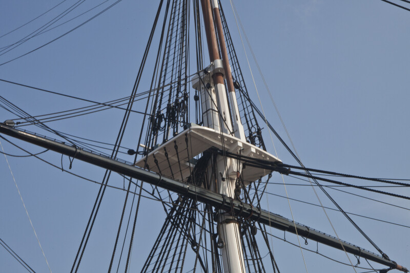The Fighting Top of the USS Constitution