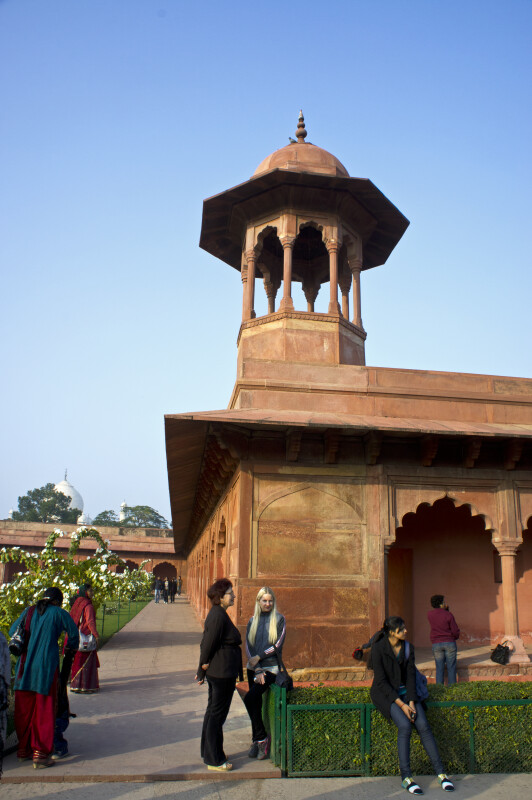 The Forecourt of the Taj Mahal