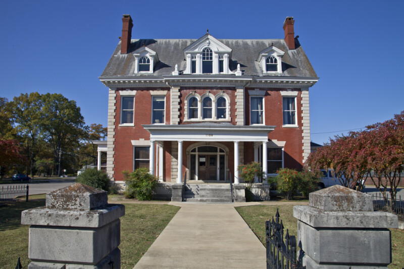 The Front Elevation of the Abe Rubel House