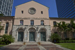 The Front Entrance to the First Presbyterian Church in Miami, Florida