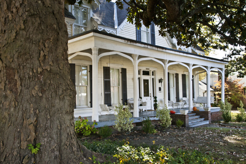 The Front Porch of the James M. Taylor House