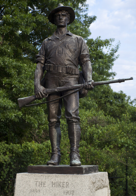 "The Hiker" Statue