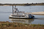 The Island Queen Entering the Mississippi River