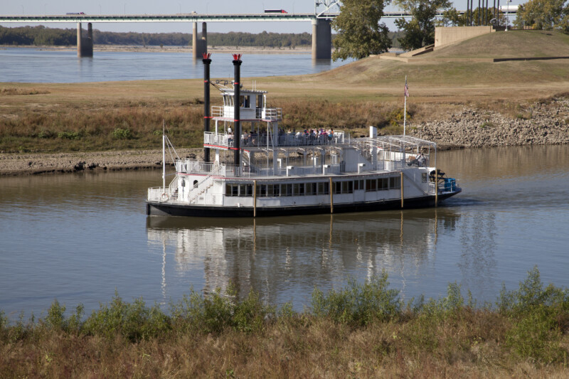 The Island Queen, near the Southern Tip of Mud Island River Park