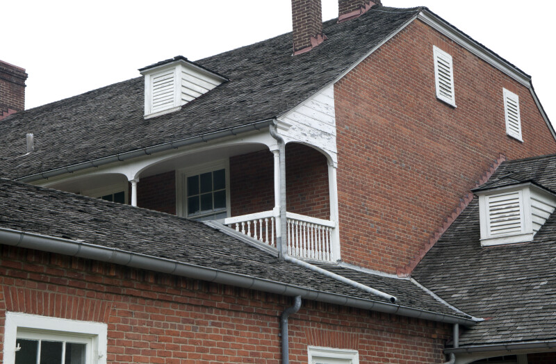 The Jerkinhead Roof on the Central Section of George Rapp's House