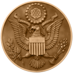 The Obverse Side of the Great Seal of the United States in Sepia
