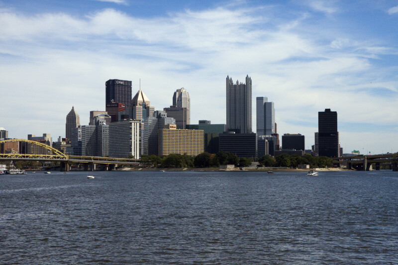 The Ohio River and Downtown Pittsburgh
