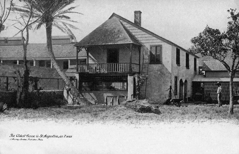 The Oldest House in St. Augustine, from the Rear