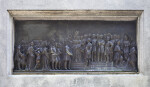 "The Return from the War" Bronze Relief on the Soldiers and Sailors Monument at Boston Common