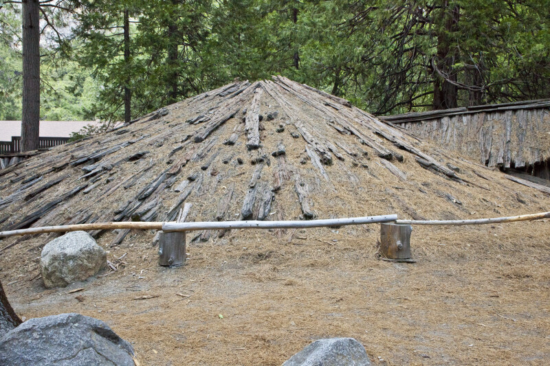 The Roof of the Ceremonial Roundhouse at Ahwahnee Village