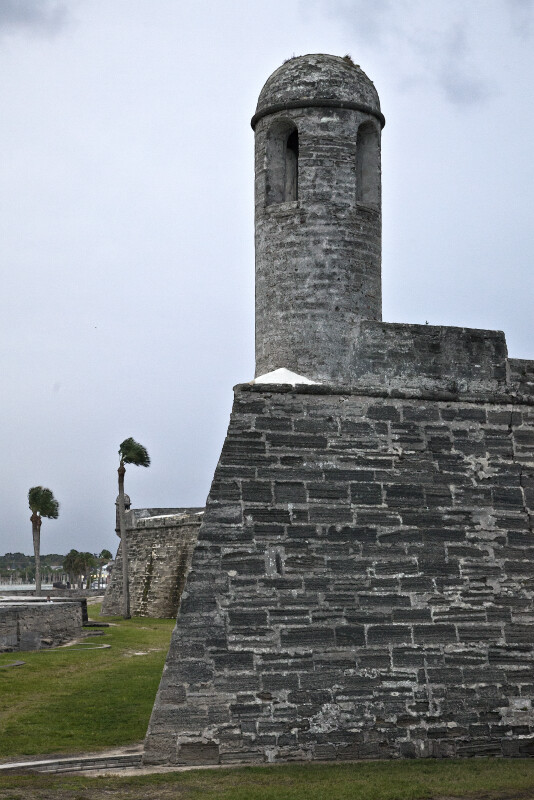 The Sentry Tower on the Northeast Bastion of Castillo de San Marcos