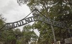 The Sign above the Entrance to the Huguenot Cemetery