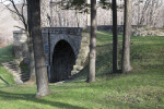 The Skew Arch Bridge Seen through Trees