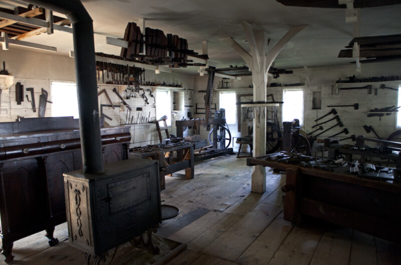 The Stove in the Carpenter's Workshop