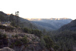 The Sunset Darkens the Hetch Hetchy Valley