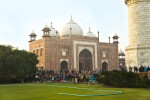 The Taj Mahal and the Great Gate