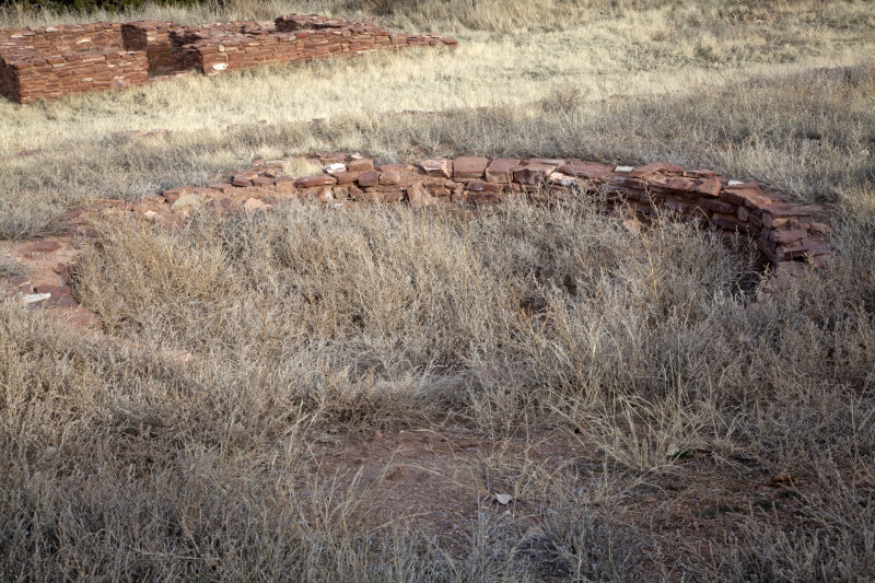 The Tower Remains at The Quarai Ruins