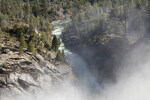 The Tuolumne River Emerging from the Mist