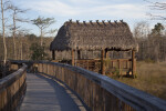 Tiki Hut Along Boardwalk