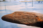 Tip of a Dugout Canoe on Display at the Timucuan Preserve Visitor Center of Fort Caroline National Memorial