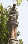 Top of the Ether Monument at the Boston Public Garden