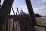 Top of the Sea Wall of Reconstructed Fort Caroline