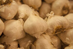 Top View of Garlic