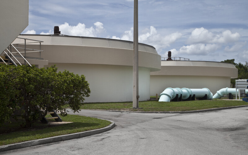 Two Aerators at Northeast Water Reclamation Facility