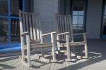 Two Wooden Rocking Chairs