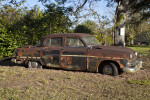 Very Old, Rusted Automobile