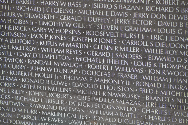 Vietnam Veterans Memorial Wall