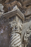 View of a Column Detail at the Alamo