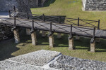 View of Castillo de San Marcos' Main Drawbridge from the Fort's Terreplein