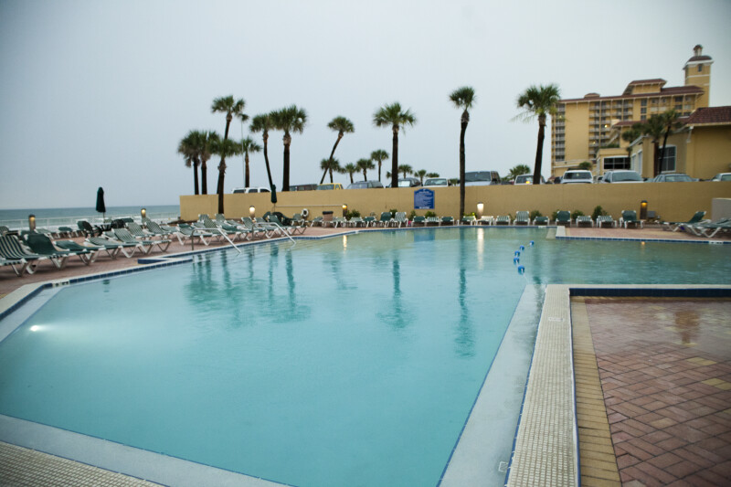 View of Hotel Pool and Ocean