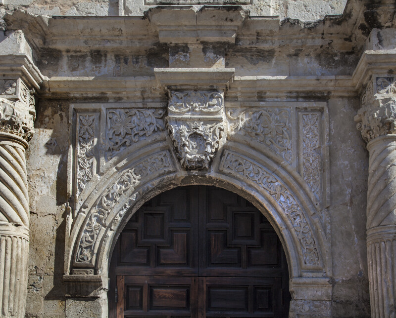 View of the Door Archway at the Alamo